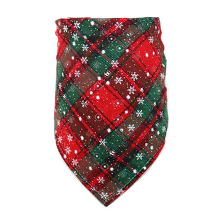Christmas Cotton Bandana for Small Pets