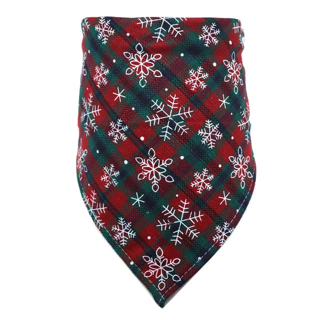 Christmas Cotton Bandana for Small Pets