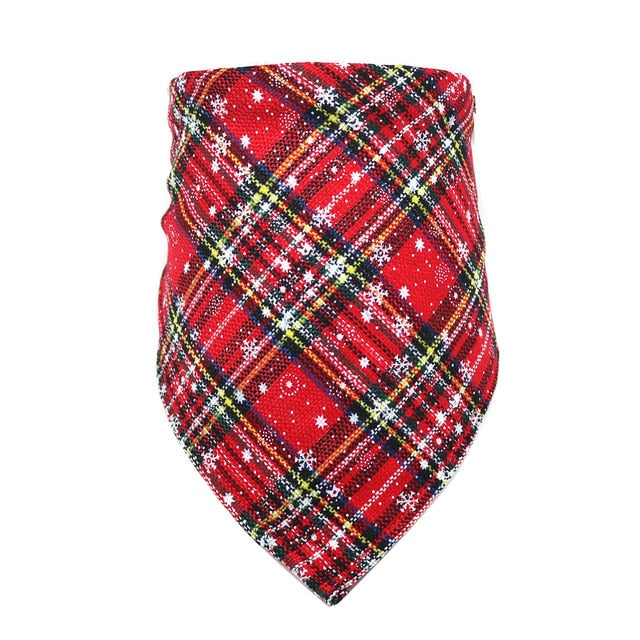 Christmas Cotton Bandana for Small Pets
