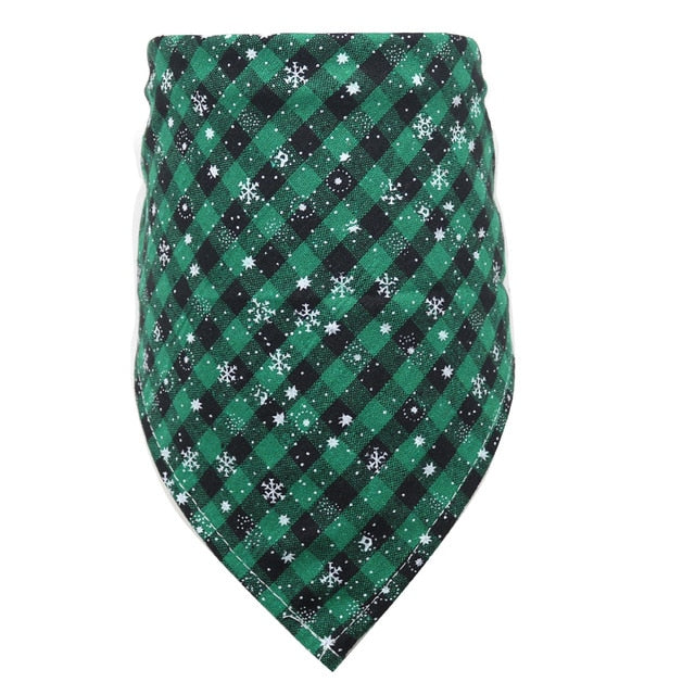 Christmas Cotton Bandana for Small Pets