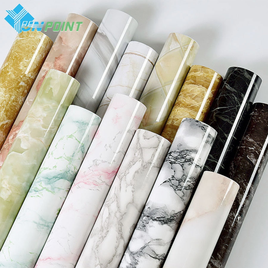 Self Adhesive Marble Vinyl Wallpaper Roll