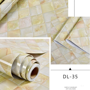 Self Adhesive Marble Vinyl Wallpaper Roll