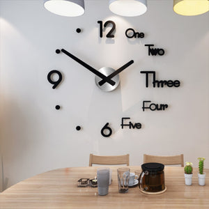3D Modern Wall Clock