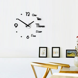 3D Modern Wall Clock