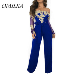 Long Sleeve Sexy Lace Jumpsuits