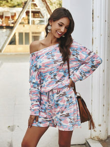 2020 Summer Camouflage Playsuit