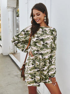 2020 Summer Camouflage Playsuit