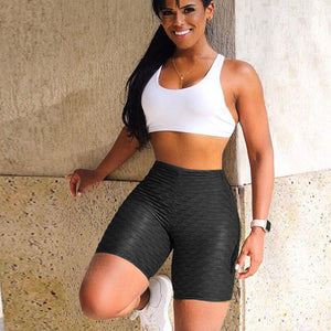 High Waist Push Up Bike Shorts