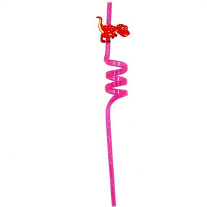Party Dinosaur Drinking Straws