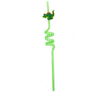 Party Dinosaur Drinking Straws